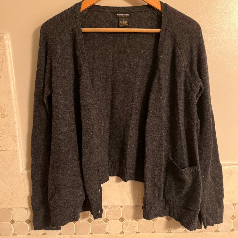 Philosophy Cashmere Cardigan!